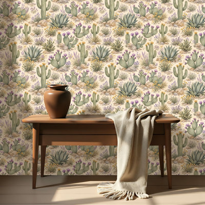 Papier peint auto-adhésif Cactus Succulent Desert Botanical