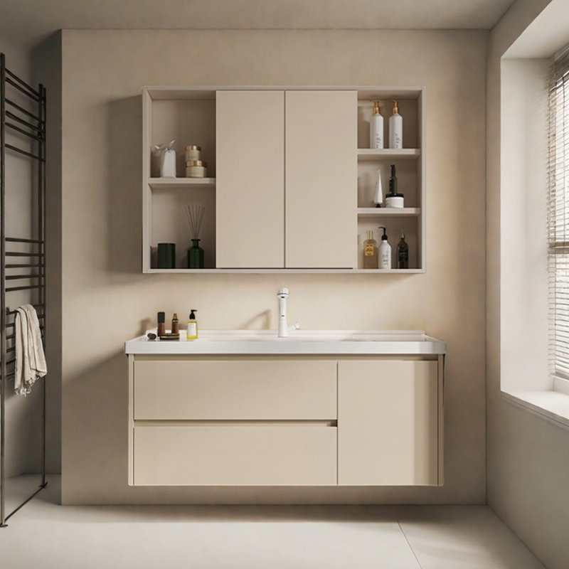Armoire de salle de bain luxueuse de style minimaliste