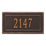 Gardengate Personalized Grande 1-Line Wall Address Plaque