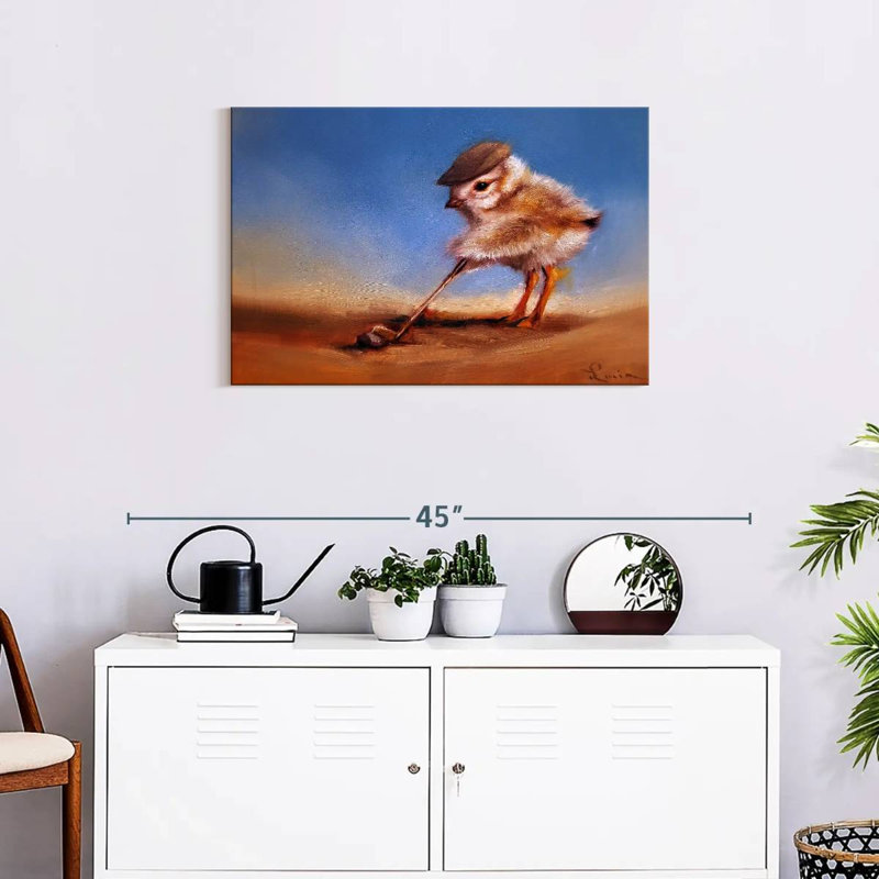 Birdie Shot, 20" H x 30" W