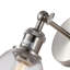 Aluminium Candle Wall Light