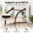 Celyne 2 Person Outdoor/Indoor Porch Swings with Stand Double Hanging Egg Chair with Cozy Cushion-87904837