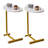C Shaped End Table, Side Table for Couch and Bed-1175108999