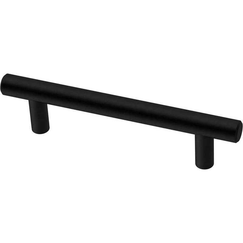Poignées de bar pour tiroir de bar (paquet de 10), Noir mat, 3.75"