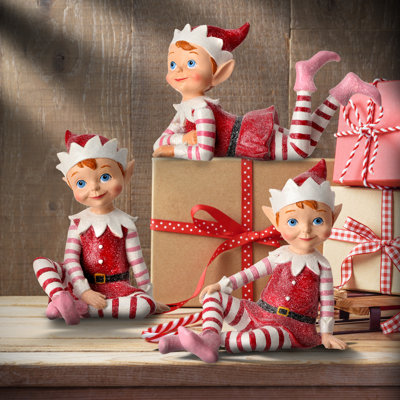 6" Resin Sweets Elves set of 3