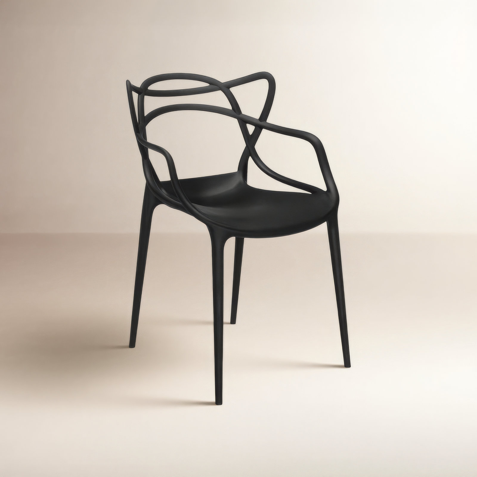 Masters Dining Armchair, Black