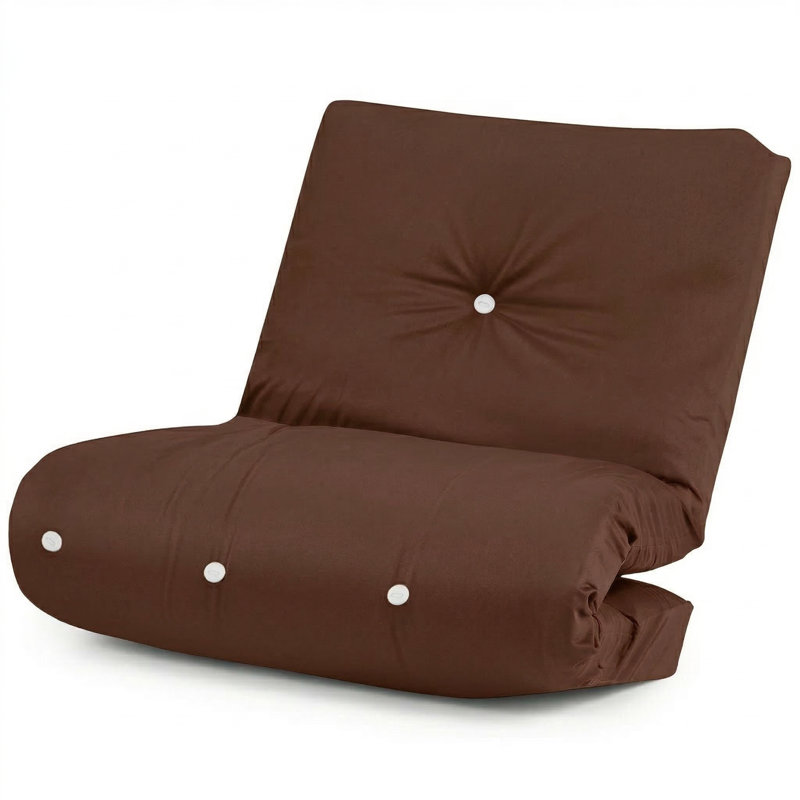 15cm Futon Mattress Futon  Mattress, 1 Seater 88x193cm, Brown