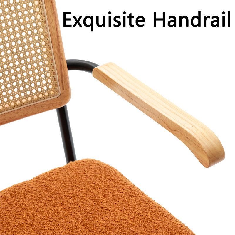 Fauteuil de 26,38 po de large Auset, Orange