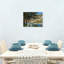 «Green Claude Monet», art mural 16 x 20 po, peinture sur toile impressionniste pour bureau de chambre à coucher