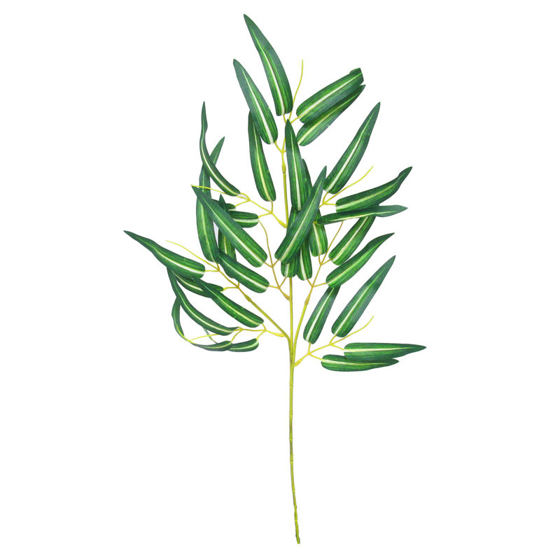 24'' Faux Bamboo Plant, Variegated
