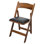 Chaise pliante en chêne