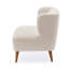 Fauteuil d'appoint Veda Boucle - blanc laiteux
