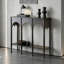Console rétro en bois massif noir-2075527911-2075527928