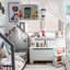 Brinley - Light White Drum Pendant