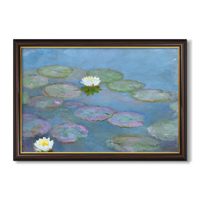 Water Lilies (Nymphéas), 1897-1899-Claude Monet-Custom Framed Canvas