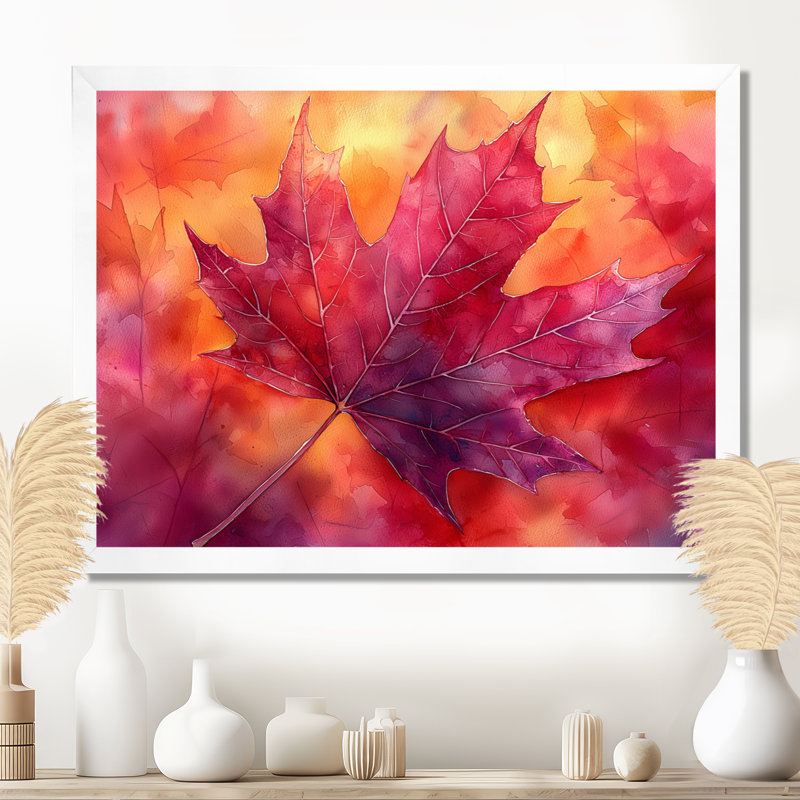 Isayiah - Floral Large Wall Art, Reproduction encadrée d'une seule photo, H 30 po x l 40 po, Blanc