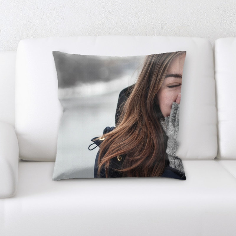 Microsuede Throw Pillow