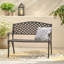 Banc en fonte au design classique pour jardin et parc