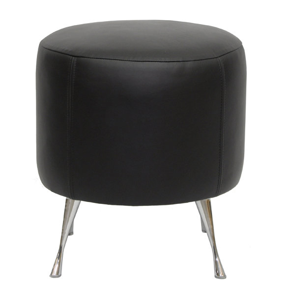 Wesley Accent Stool, Black