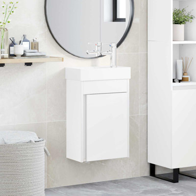 Single Bathroom Vanity with Ceramic Basin