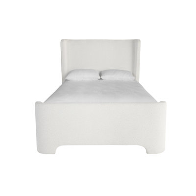 Ives Upholstered Wingback Bed