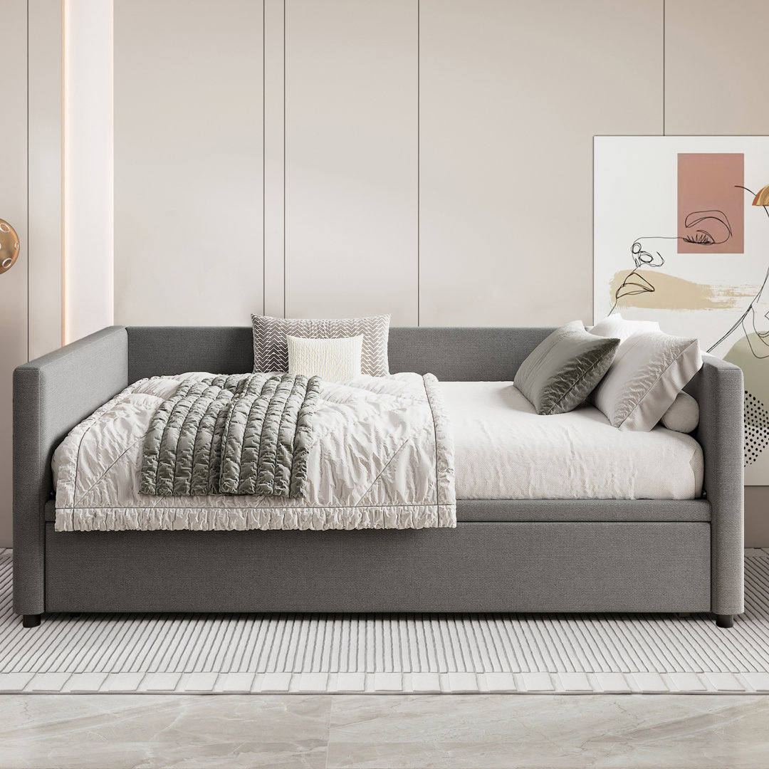 Amalio Upholstered Daybed with Trundle