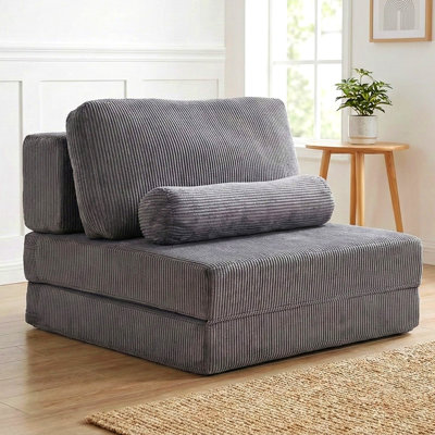 Foldable Castle Sofa Modular PlayCouchfor Living Room & Bedroom Instant Expansion Comfortable &Creative Design Furniture Seater with One Middle Seat,D