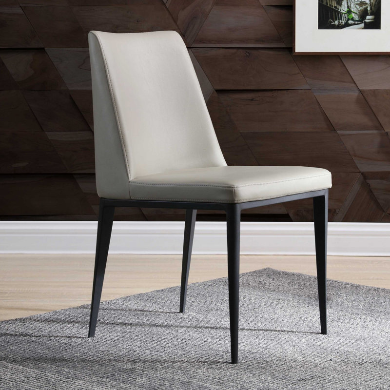 Hillsboro 18'' H Upholstered Side Chair, Light Gray