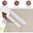  Linen 100% Blackout Roman Shade for Doors, No Drill Cordless Thermal Insulated French Door Curtain, Adhesive Top & Magnetic Lift Privacy Door Window Curtain, 1 Panel-1293457892-1293457890