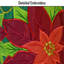 Manche à vent poinsettia 40 "