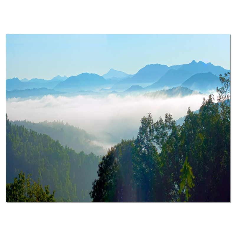 «Morning in Blue Ridge Parkway», reproduction de photo sur toile tendue, H 20 po x l 20 po x P 1 po, Toile tendue