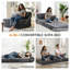 1 Seater Chenille Sofa Bed