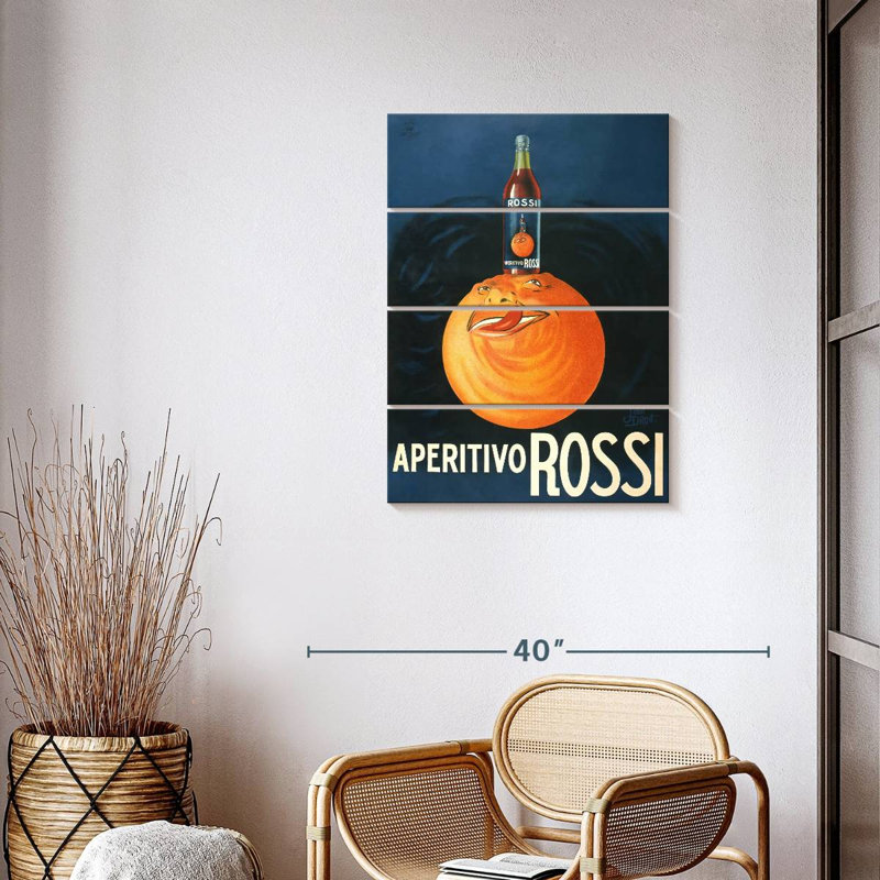 Apéritif Rossi, H 35 po x l 24 po