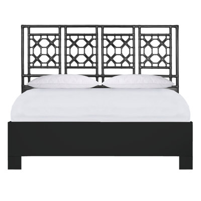 Lattice Back Platform Bed