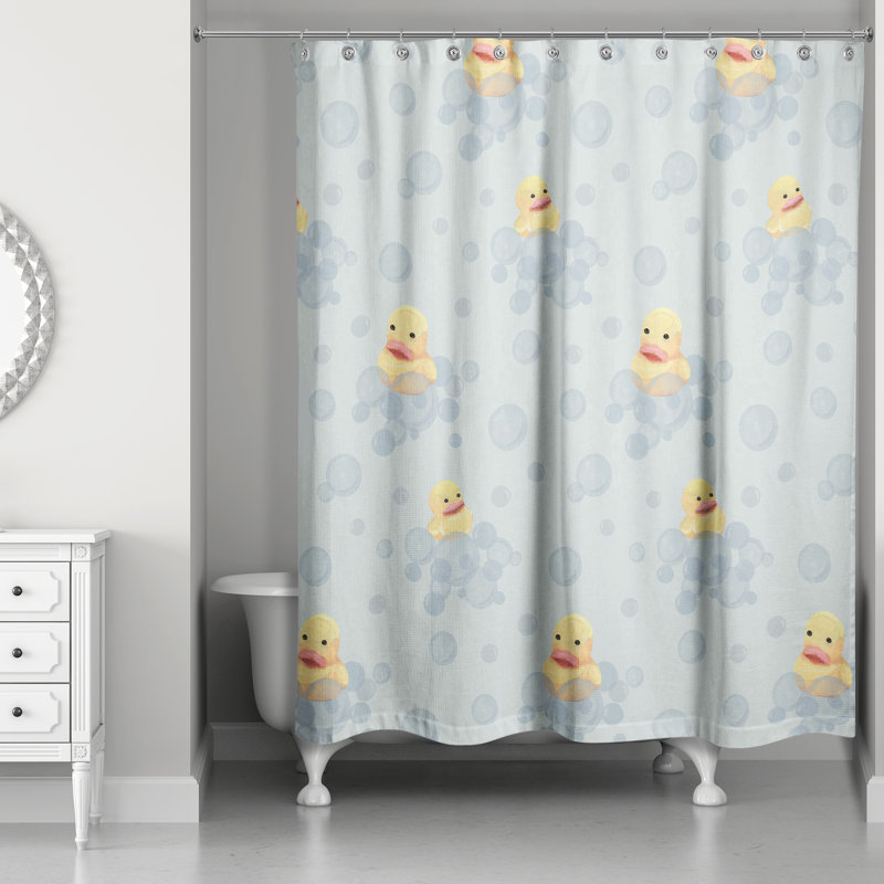 Rideau de douche simple, Vert