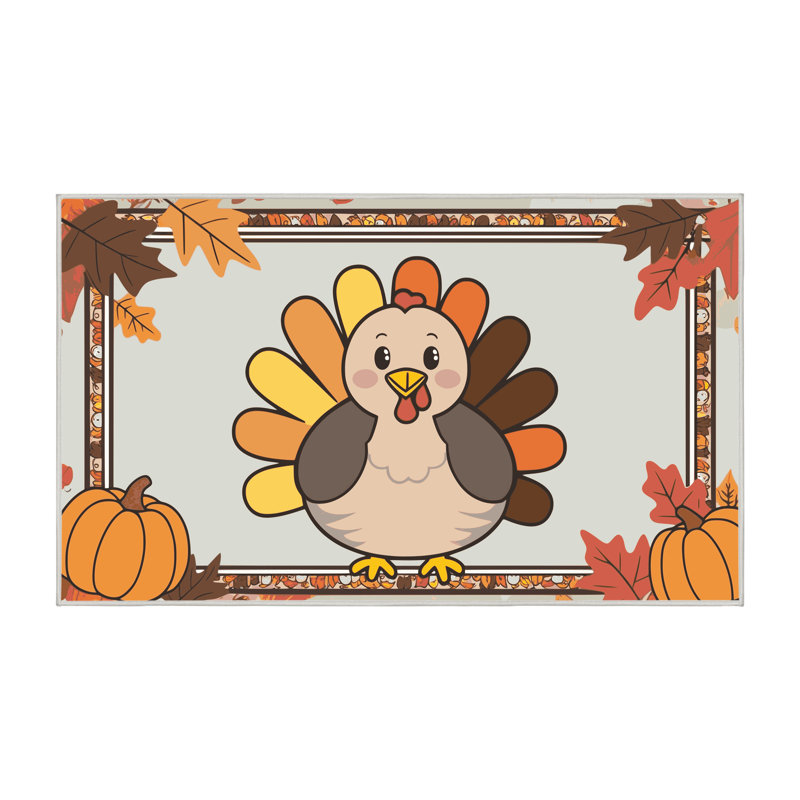 Tapis des fêtes de fin d'année The Holiday Aisle®, Rectangulaire 2 pi x 3 pi