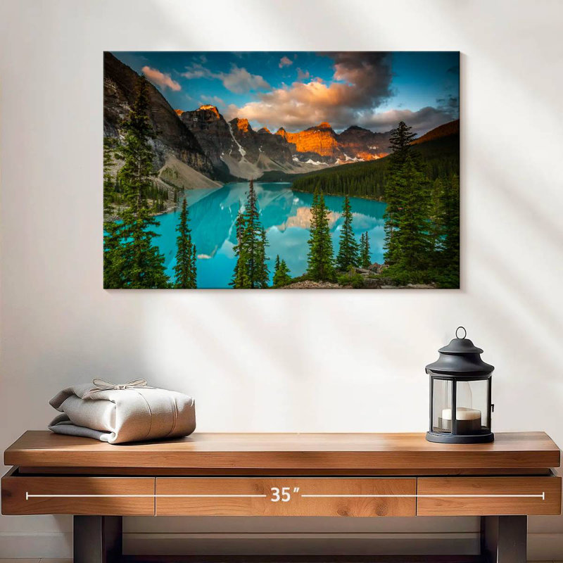 Lake Moraine Viewpoint, 16" H x 24" W