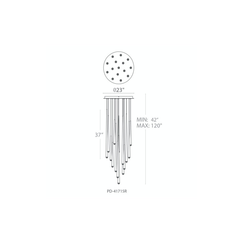 Cascade 15 - Light LED Pendant