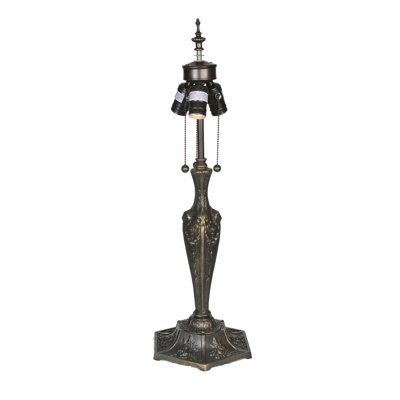 Pied de lampe tête de lion