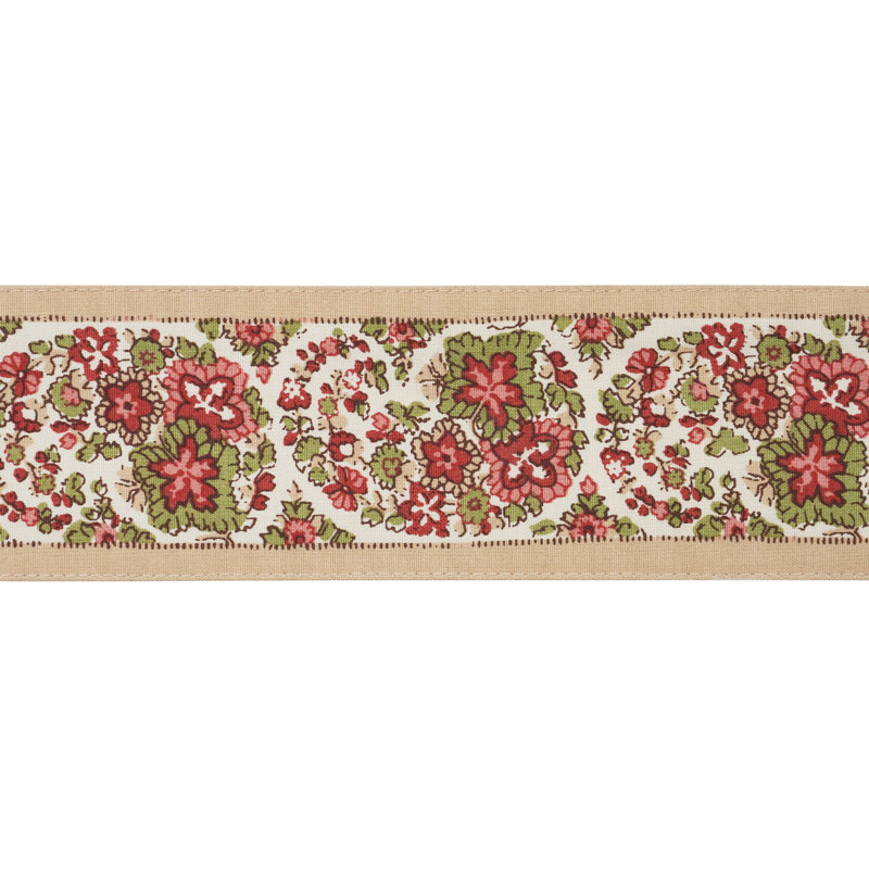 Ines Paisley Trim, Pink