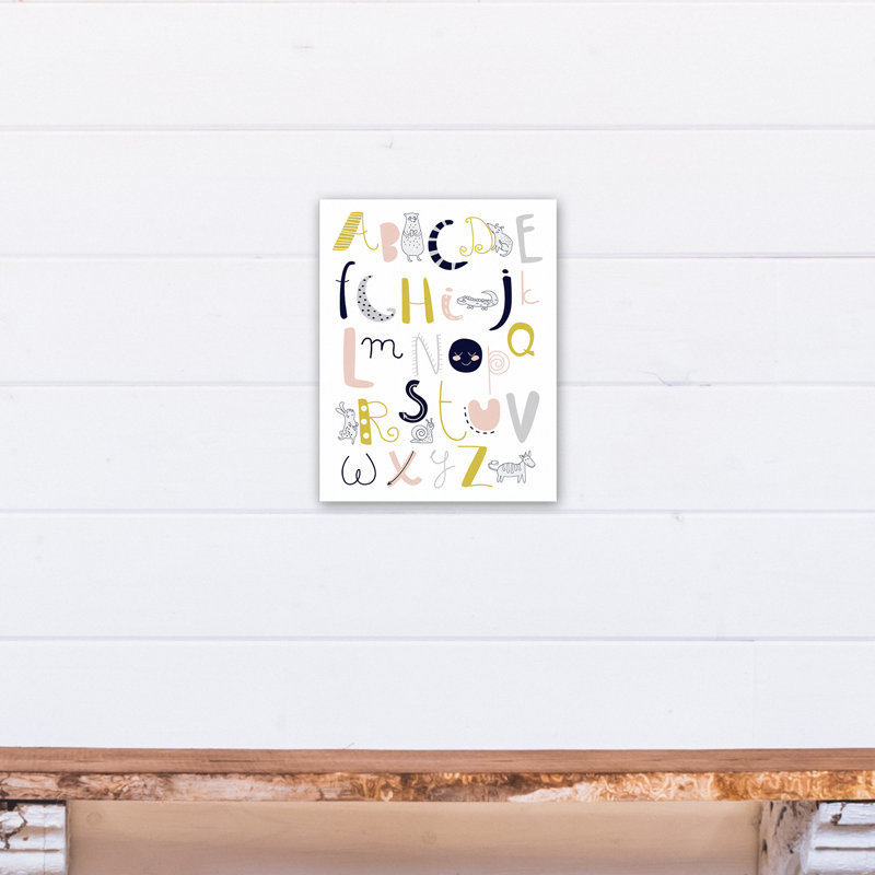 Art sur toile à l’alphabet animal Kwon