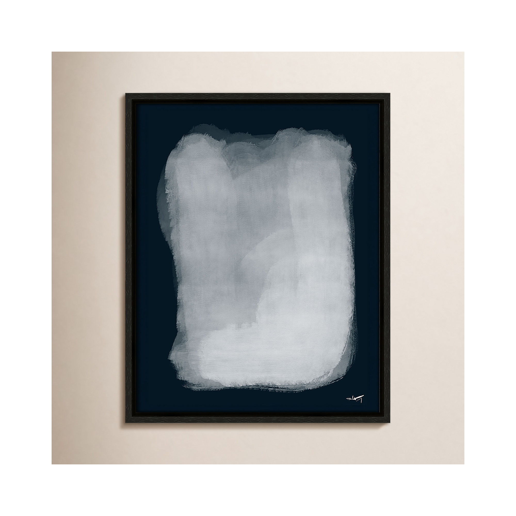 Calme 001 Print by N.Atelier, Espresso, 15.5" H x 12.5" W