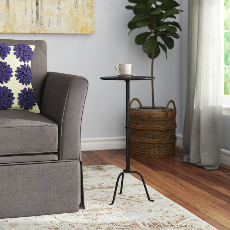 Miranda Metal End Table, Black