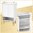 Shoe Storage Cabinet Freestanding Shoe Organizer w/ Anti-tipping Kit Open Shelf