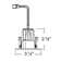 3.13'' Dimmable Air-Tight LED Retrofit Recessed Lighting Kit