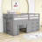 Gigel Kids Twin Loft Bed with Drawers-1887771781