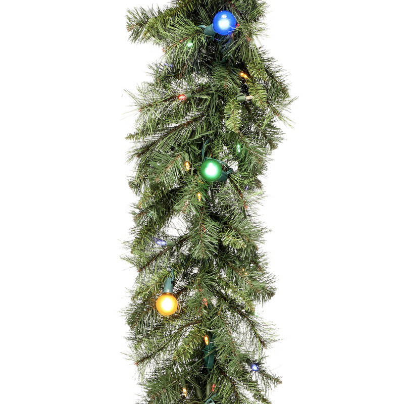 9'x14"D LED Twinkle Belgium Garland