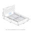 Lit plateforme tapissier capitonné Marne-1481856710