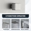Système de douche à pluie complet mural à 3 fonctions 10 pouces avec valve brute-62520462