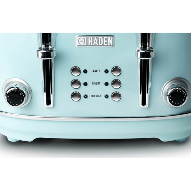 Heritage Slice Toaster, Turquoise